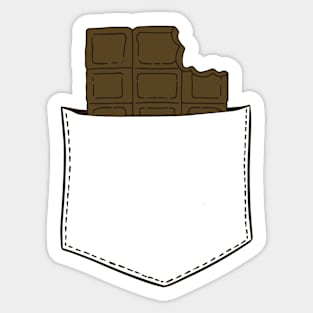 Chocolate in Your Pocket Sticker